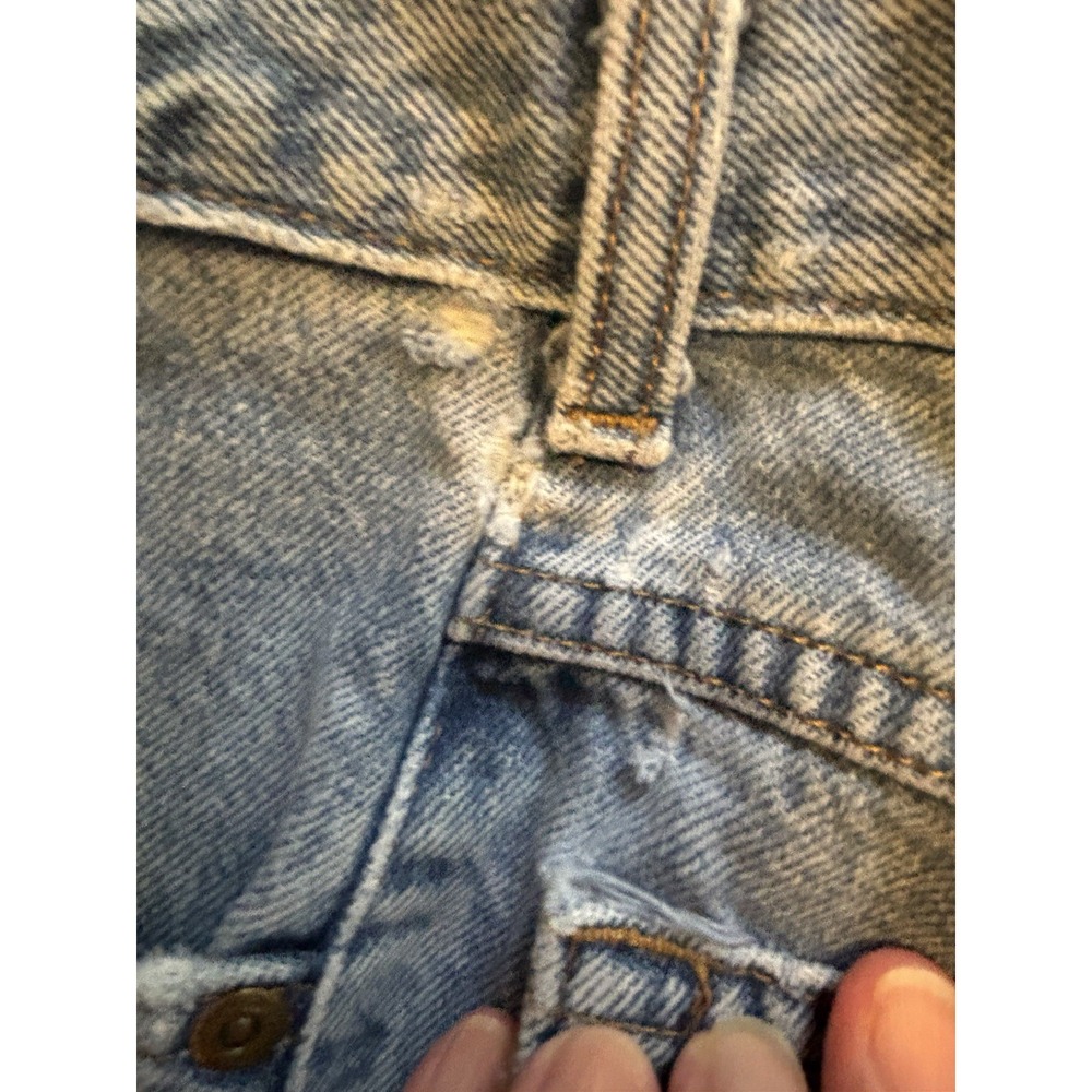 carhartt B17-DST Men's Relaxed Jeans 30X30 Denim Work Wear Distressed - Picture 9 of 12